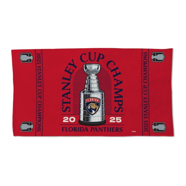 Fanatics Osuška Florida Panthers NHL 2025 Stanley Cup Champions Locker Room 22" x 42" Double-Sided Celebration Towel