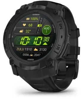 Garmin Instinct 3 AMOLED 50mm Tactical Edition černá / Chytré hodinky / GPS / BT / 10 ATM (010-03020-50)