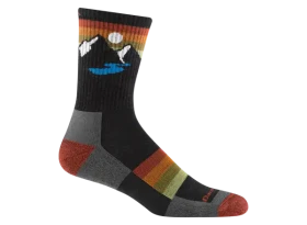Darn Tough Sunset Ridge Micro Crew Lightweight Cushion pánské ponožky Charcoal vel. M (41-42)