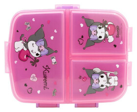 Kuromi Svačinový box s přihrádkami 550ml