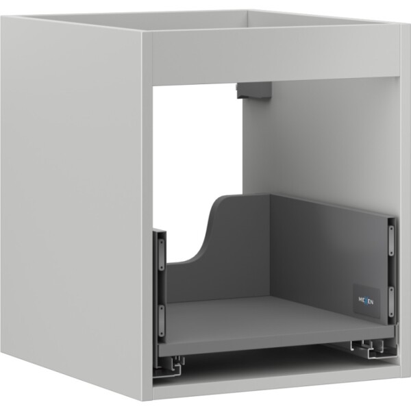 MEXEN - Box-A skříňka pro umyvadlo 40, 1 šuplík, šedý mat 91AX0-0400-470-1-62