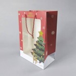 Dortisimo Vánoční dárková taška červená (35 x 24 x 14 cm)