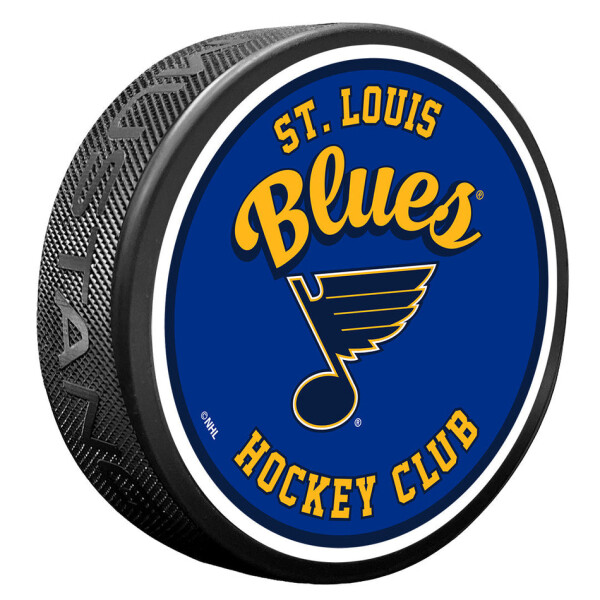 Mustang Puk St. Louis Blues NHL Retro Script