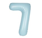 Balónek narozeniny číslo 7 světle modrý 86 cm Balónek narozeniny číslo 7 světle modrý 86 cm