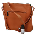 Jednoduchá dámská crossbody kabelka Erné, hnědá