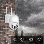R2INVEST WIFI bezdrátová otočná 2MPX full HD video monitorovací kamera IR LED PIR