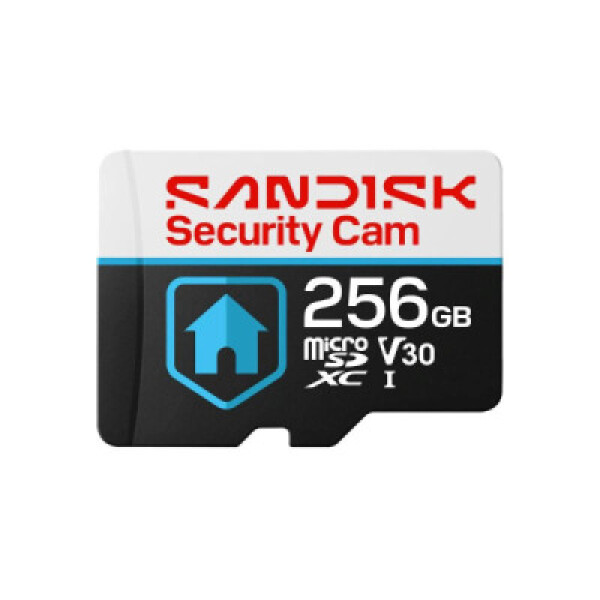 SanDisk MicroSDHC karta 256GB Security Cam Outdoor (R:100/W:40 MB/s, Class 10, U3 V30) EDF_493926