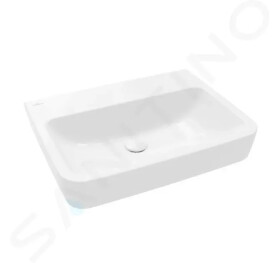 VILLEROY & BOCH - O.novo Umyvadlo 600x460 mm, bez přepadu, bez otvoru pro baterii, alpská bílá 4A416301