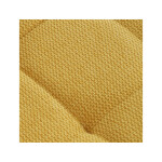 Jídelní židle, žlutá, látka, HC-462 YEL2