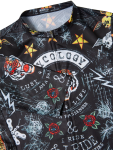 Cyklodres CYCOLOGY City of Angels Black, men, krátký rukáv (Motiv City of Angels, velikost XXL)
