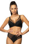 Dámská push-up podprsenka Estelle M-0198/11 Černá - MAT černá 70D
