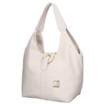 Stylová dámská kabelka na rameno LB Lotta, béžová