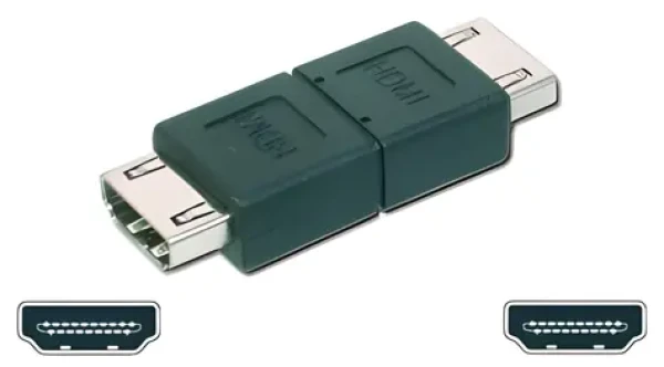 Digitus HDMI A černá / Spojka / Samice/samice / HDMI (AK-330500-000-S)