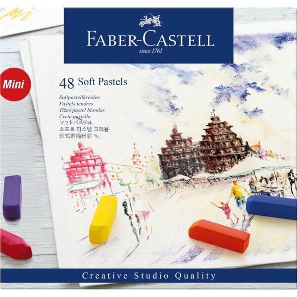 Faber-Castell Soft Pastel Mini sada 48 ks