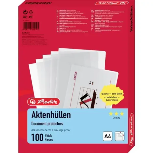 Herlitz Obal na spisy / standard / 100 ks (10843746)