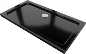 MEXEN - Flat sprchová vanička obdélníková slim 120 x 70, černá 40707012
