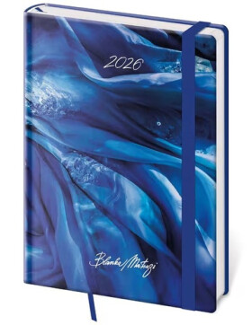 Diář 2026 denní A5 Vario - Matragi Blue s gumičkou