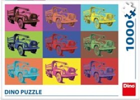 Puzzle 1000 dílků pop art Tatra - Dino