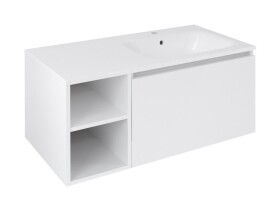 SAPHO - LOREA skříňka 100x46x51,5cm (30P+70cm), pravá, bílá mat LE070-3131-R-11