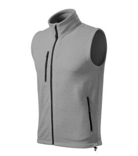Exit fleece vesta unisex světle šedá XL