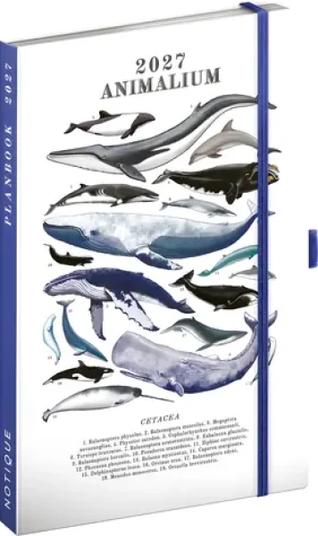 NOTIQUE Planbook Marine Life 2027 / Diář a zápisník / 13 × 21 cm / mezinárodní svátky