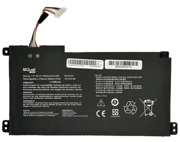 TRX B31N1912 / Baterie pro notebooky Asus E410MA, L410MA, L510MA, E510KA / Li-Pol 11,4V / 3600 mAh / neoriginální (TRX-BQ-B31N1912)