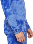 Pánské merino tričko s dlouhým rukávem ICEBREAKER Mens 200 Oasis LS Crewe Cloud Dye, Baja/Brilliant/Cd velikost: L