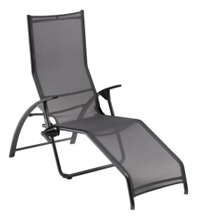 KETTLER TAMPA sklápěcí lehátko - antracit / antracit