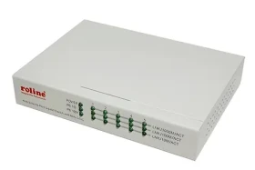 Roline WebSmart switch 6 portů, 5x RJ45 + 1x SFP / Switch / Gigabit Ethernet / WebSmart management (21.14.3523)