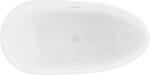 MEXEN/S - Eos volně stojící vana 150 x 75, bílá, sifon a přepad bílá 52471507500-20