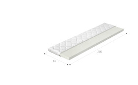Topper T30 na matraci Rozměr: 80 x 200 cm, Potah: Hypoalergenní potah