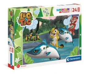 Clementoni PUZZLE Leo a Tig na vodě MAXI