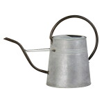 Ib Laursen Kovová konev na zalévání Grey / Black 2,3 l, stříbrná barva, kov