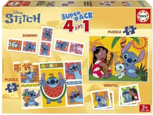 EDUCA Soubor her Stitch 4v1