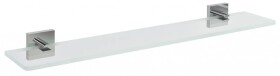 SAPHO - X-SQUARE skleněná police 700, chrom/čiré sklo XQ009-16