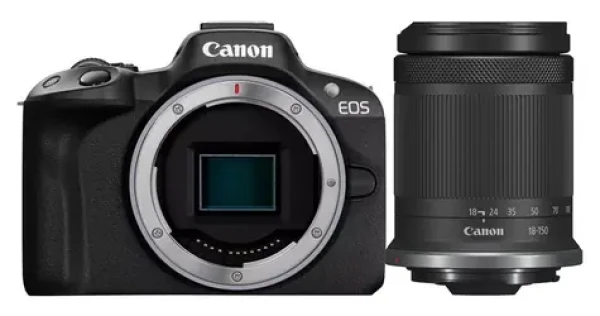 Canon EOS R50 + RF-S 18-150mm F3.5-6.3 IS STM černá / Fotoaparát / Bezzrcadlovka / APS-C 24,2 Mpx / 4K video (5811C096)