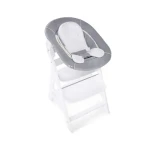 Hauck Alpha+ dřevěná židle+novorozenecký Newborn set, 0m+, White Grey (HK664162)