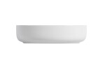 Erga Oval, umyvadlo na desku 550x400x140 mm, bílá lesklá, ERG-V03-OVAL55-WH