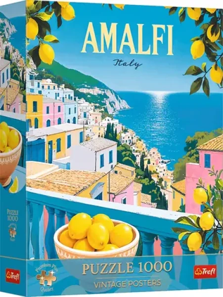 TREFL Puzzle Premium Plus Vintage Posters: Amalfi, Itálie