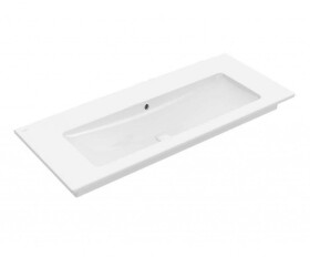 VILLEROY & BOCH - Venticello Umyvadlo nábytkové 120x50 cm, s přepadem, bez otvoru pro baterii, CeramicPlus, alpská bílá 4104CJR1