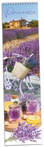 Nástěnný kalendář vázankový/kravata ARIA 2026 - Provence