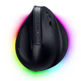 Razer Pro Click V2 vertical cerná / Herní bezdrátová myš / optická / 30000DPI / 2.4GHz / BT / 6 tlacítek (RZ01-05250100-R3G1)