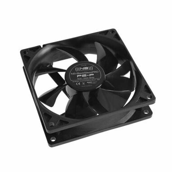 Noiseblocker BlackSilent Pro Fan PE-P černá / 92mm / 20 dB @ 1800 RPM / 38.25 CFM / 4-pin PWM (ITR-PE-P)