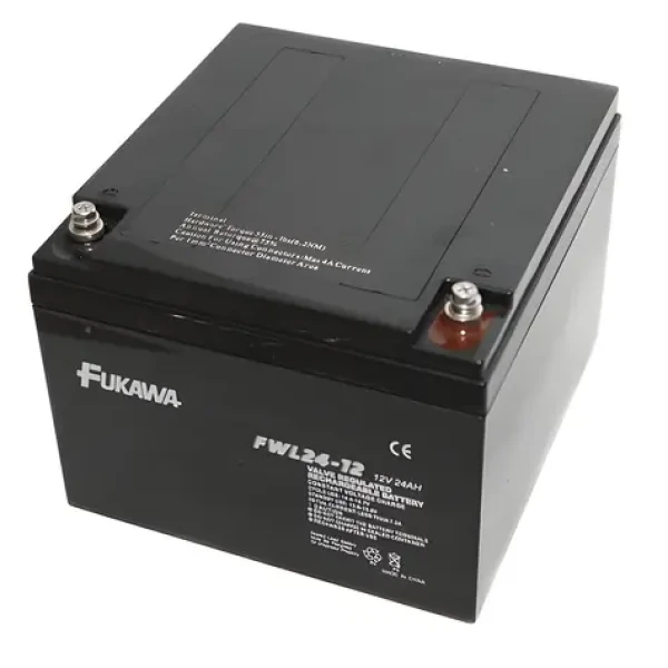 FUKAWA FWL24-12 / Olověný akumulátor / AGM / 12V / 24Ah / M5 / životnost 10 let (11233)