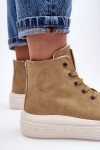 Dámské zateplené tenisky na zip Camel Big Star Velikost: 41