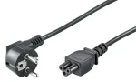 MicroConnect Síťový napájecí kabel Schuko 90° úhel - C5 10m černá (PE0108100)