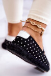 Dámské espadrilky s puntíky Big Star JJ274867 Černá 36