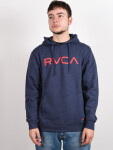 RVCA BIG RVCA MOODY BLUE pánská mikina přes hlavu - M