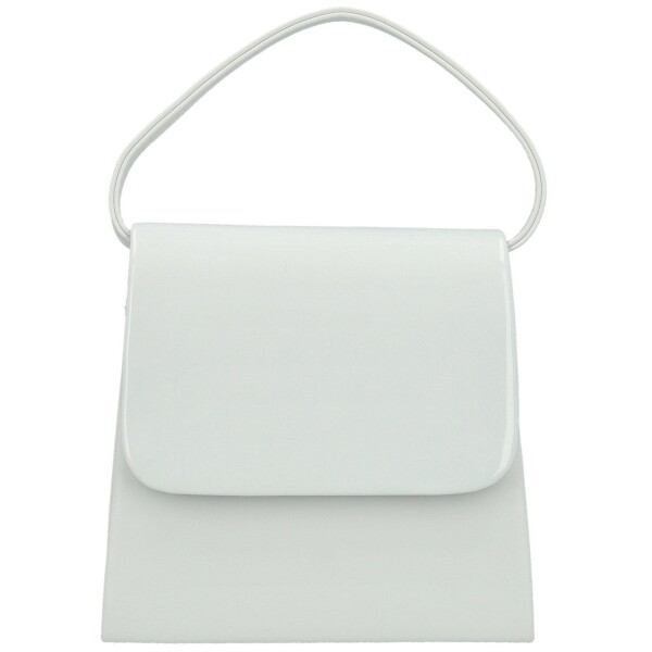 Elegantní dámské psaníčko kufříkového střihu Esmeralda new, bílé