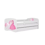 Dětská postel Babydreams+SZ+M bílá 80x160 Princezna 2